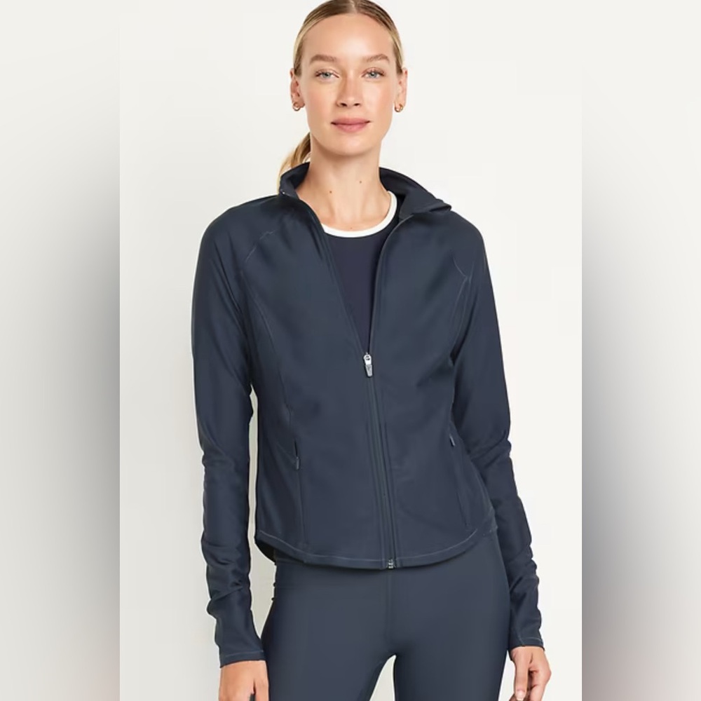 Old Navy Women's Dark Blue Athletic Jacket size 3XL